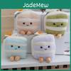 Schattige pluche driehoekige taart sleutelhanger, zacht speelgoed, leuke dessert hanger voor meisjes