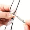 5 Pcs Precision Screwdriver Set with Keychain - Ideal for Eyeglass & Watch Repair