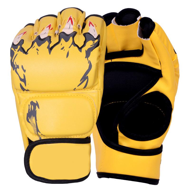 Adult Sanda Boxing Sparring Gloves - XL, Extra Thick Protective Gear
