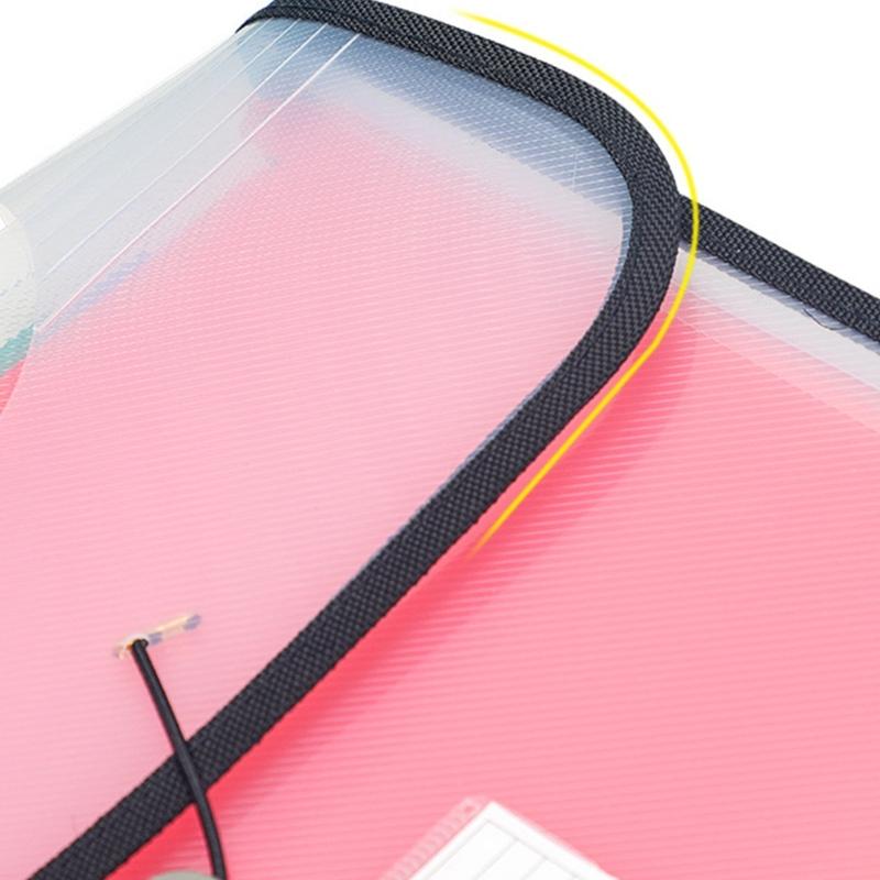 13 Fächer Erweiterungsmappe mit Griff, Wasserdichte Dokumenten-Organizer-Tasche, Fassungsvermögen 1000 Blatt Papier im Letter-Format