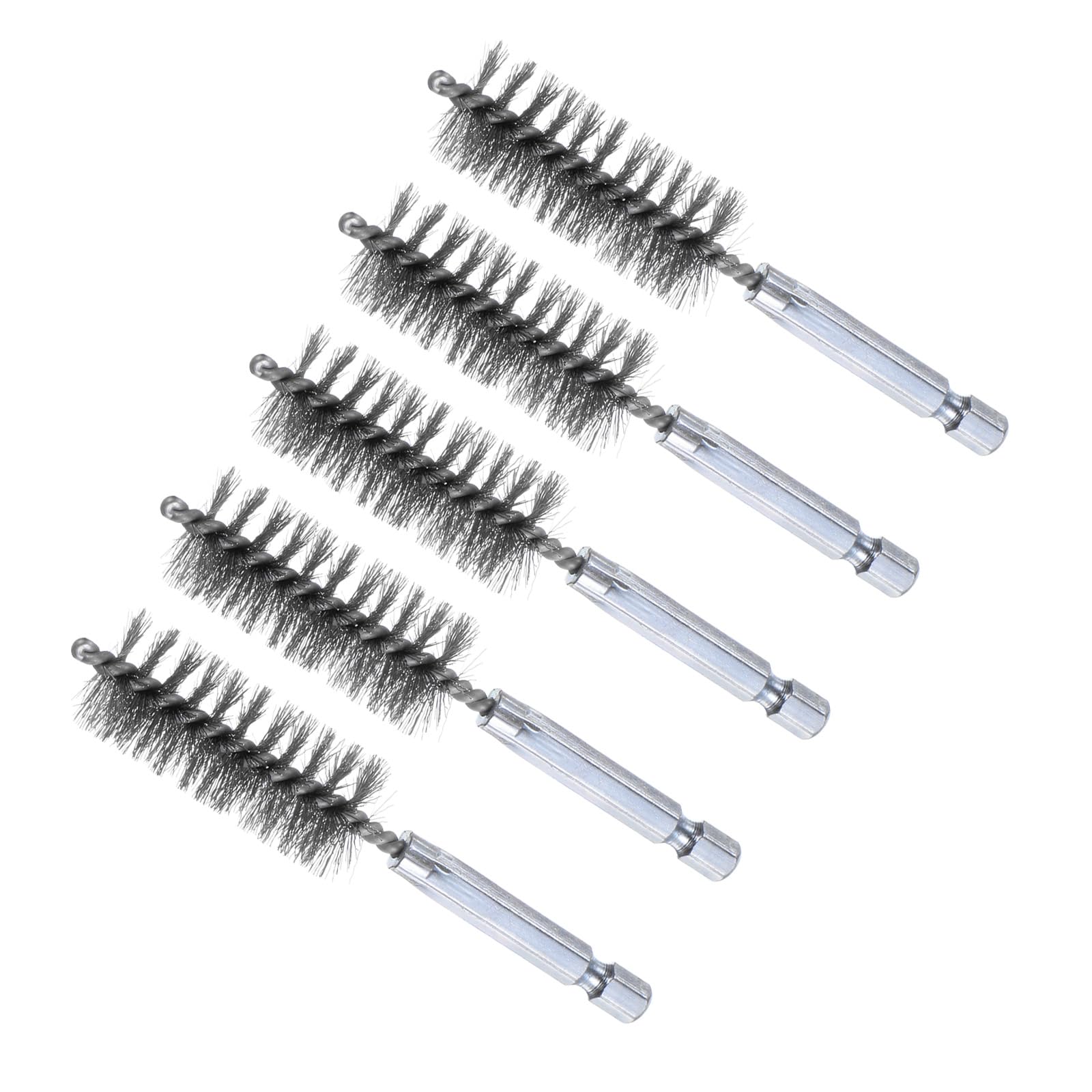 

CoCud Бор 19 мм Щетка для чистки из нержавеющей стали 304 с шестигранным хвостовиком для электродрелей и шлифовальных машин, 5 шт., Диаметр, 4 Длина, 1/4 Шлифовальная машина,