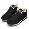 Men's Winter Snow Boots Lace-Up Suede Ankle Boots Flat Vulcanized Shoes Warm Outdoor Sneakers