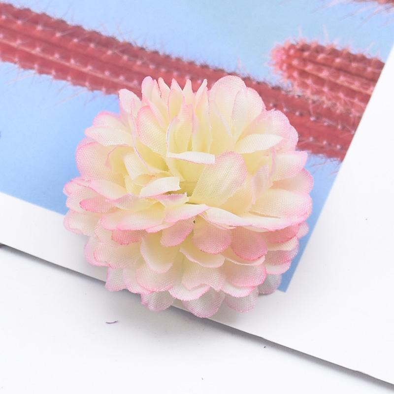 30Pcs Artificial Flower Pingpong Chrysanthemum for Wedding Wall Christmas Home Decoration Diy Gift Wreath Hot Sales High Quality