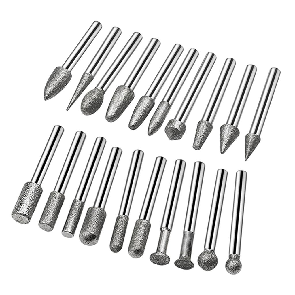 Stainless SteelGrinding Head Rotary File Woodworking Rasp Milling Cutter Electric Grinding Engraving Accessories