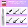 45000RPM Rechargeable Electric Nail Drill Machine Professional Nail Drills for Gel Nails Polish Portable Nail File Manicure Tool