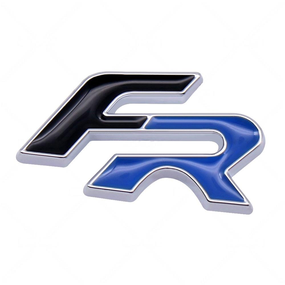 1Pc 3D Metal Car Steering Wheel Emblem Badge Sticker for Mk2 Mk3 Ateca Ibiza Leon VZ Cupra Tarraco Alhambra Exeo Arona Formula Race