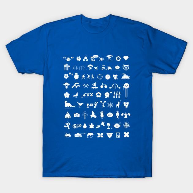 Unisex Fashion TShirt Everything Icon Print TShirt Plus Size S-5XL T-Shirt 100%Cotton Tops O Neck Short Sleeve Tees