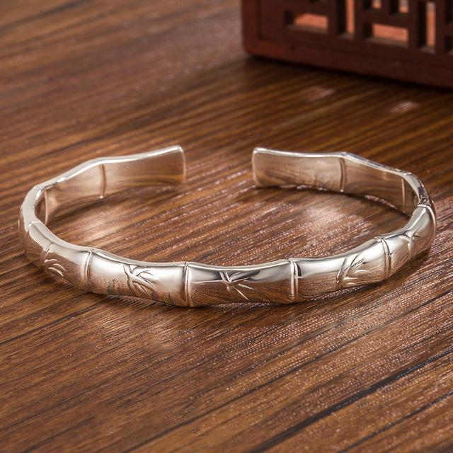 New Korean Fashion 925 Sterling Silver Lucky Beads Bangles For Women Bracelets Luxury Designer Party Wedding Jewelry Gifts