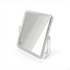 Miroir de Maquillage en Acrylique, Double Face, Plateau de Table Transparent, Carré Minimaliste Moderne