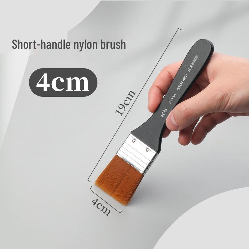 Mali G1754 Nylon Paint Brush Set for Gouache, Acrylic, Oil and Wall Art