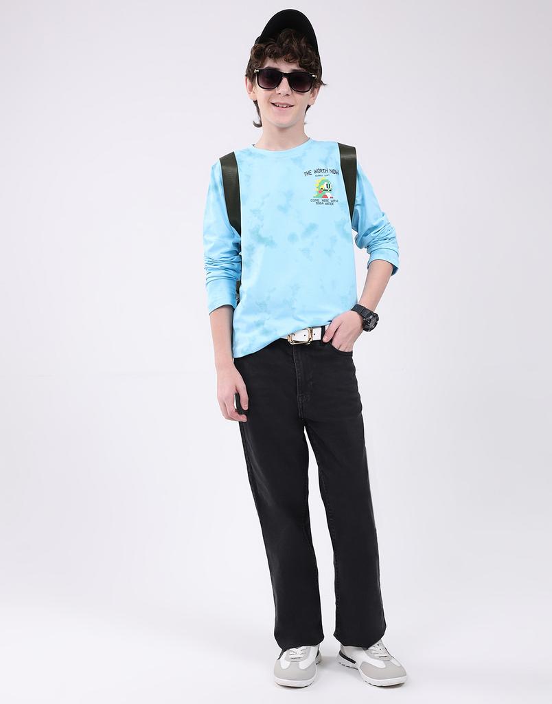 MONTE CARLO Boy's Round Neck Full Sleeve T-Shirt