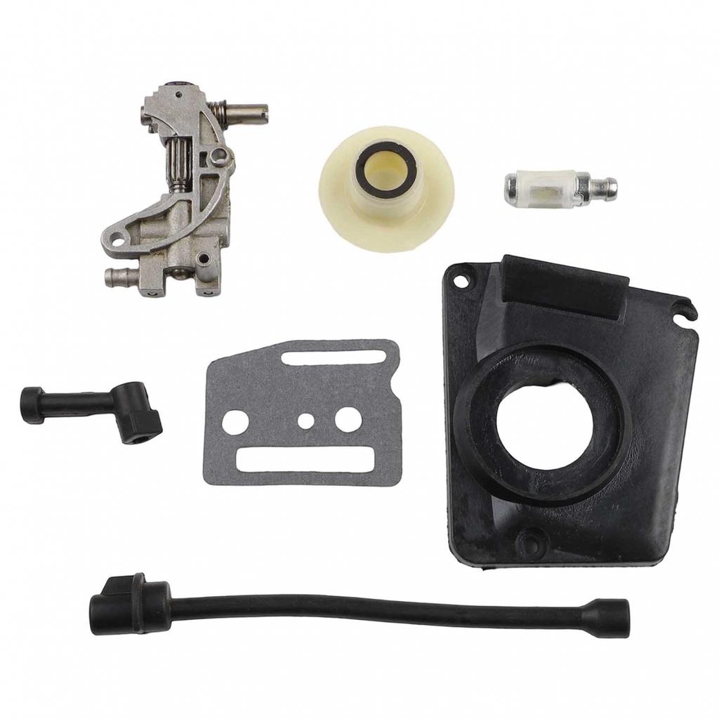 Chainsaw Parts Oil Drive Pump Kit Oil Pump Mechanism Convenient Design Oil Pipe