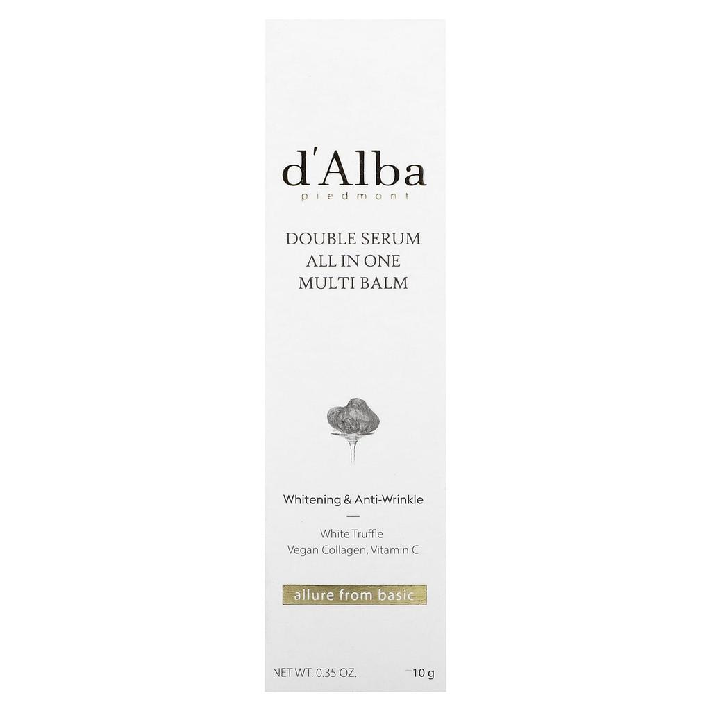 D'Alba, Double Serum All-in-One Multi Balm, 10G(0.35Oz)