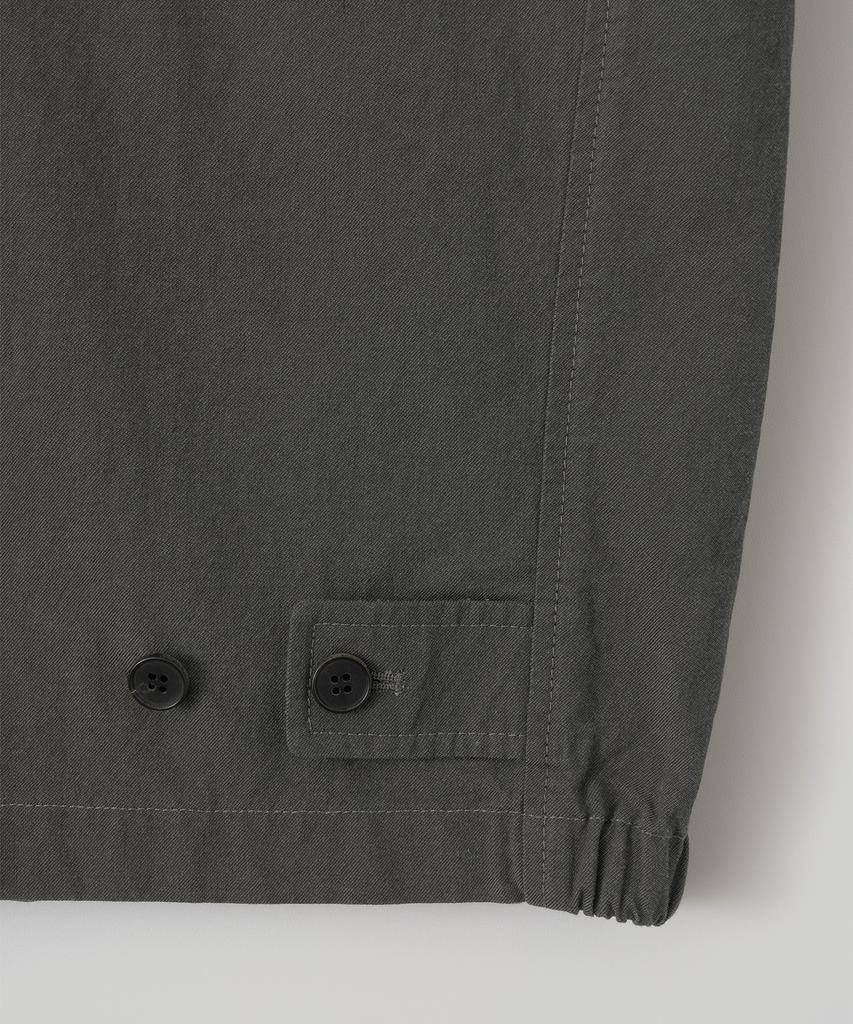 Another Office Soutien Collar Blouson (Charcoal)