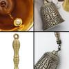 Antique Copper Hand Bell Call Bell Ring Early Education Reminder Restaurant Order Food Bell Old Man Design Kitchen Accessories