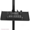 Btuty Clamp-on Tray Microphone Stand, Metal, with Mounting Clamp