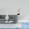Boho Resin Deer Head Wall Sculpture And Musical Note Figurine Creative Tabletop Ornament for Office