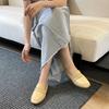 Damen Schuhe mit flachem Boden Frühling Sommer Herbst Flache Schuhe mit weicher Sohle Einfache vielseitige Damen Loafer Pendler Damen Flache Schuhe