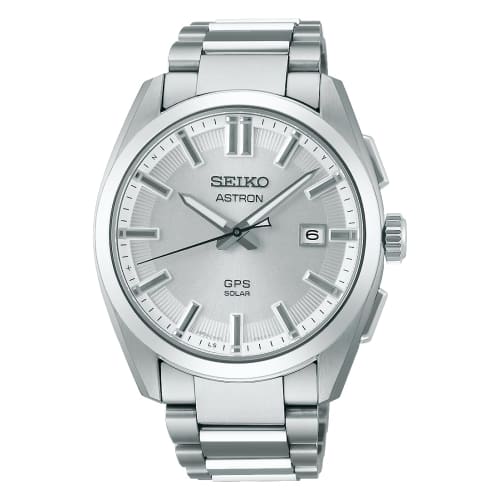 

Чоловічий сріблястий годинник Seiko Astron Origin GPS Solar SBXD031