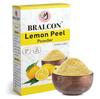 BRALCON Lemon Peel Powder 100g | Citrus Limon | 100% Pure & Natural for Face, Skin | Exfoliating Skin Treatment Mask for Tan Removal, Glowing Skin,