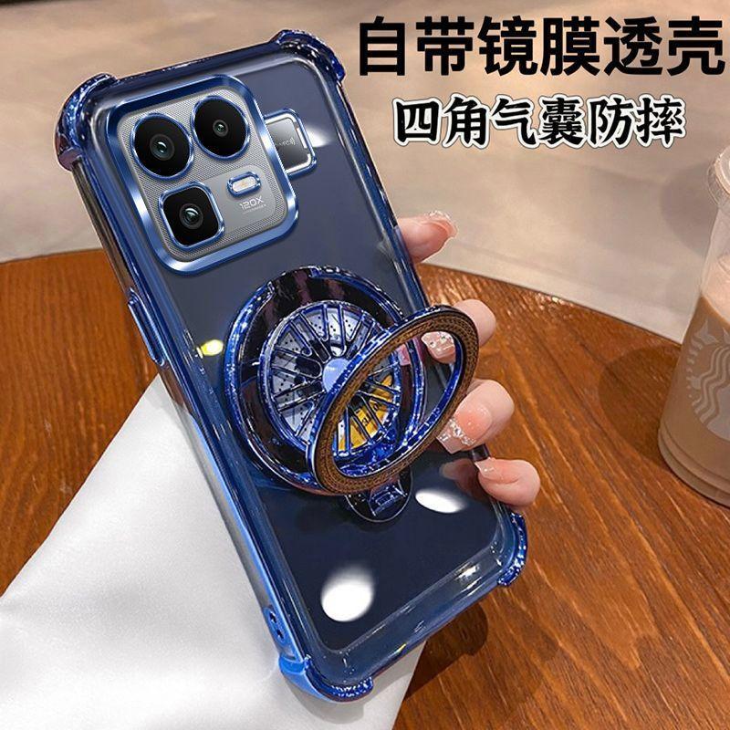 For Infinix Note 60 Pro Case Luxury Soft Plating Clear Four-corner Bracket Protection Phone Case For Infinix Note 60 60Pro Shell