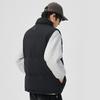 Unisex Japanese Style Workwear Puffer Vest With Multiple Pockets Stand Collar Winter Warm Thick Casual Sleeveless Jacket