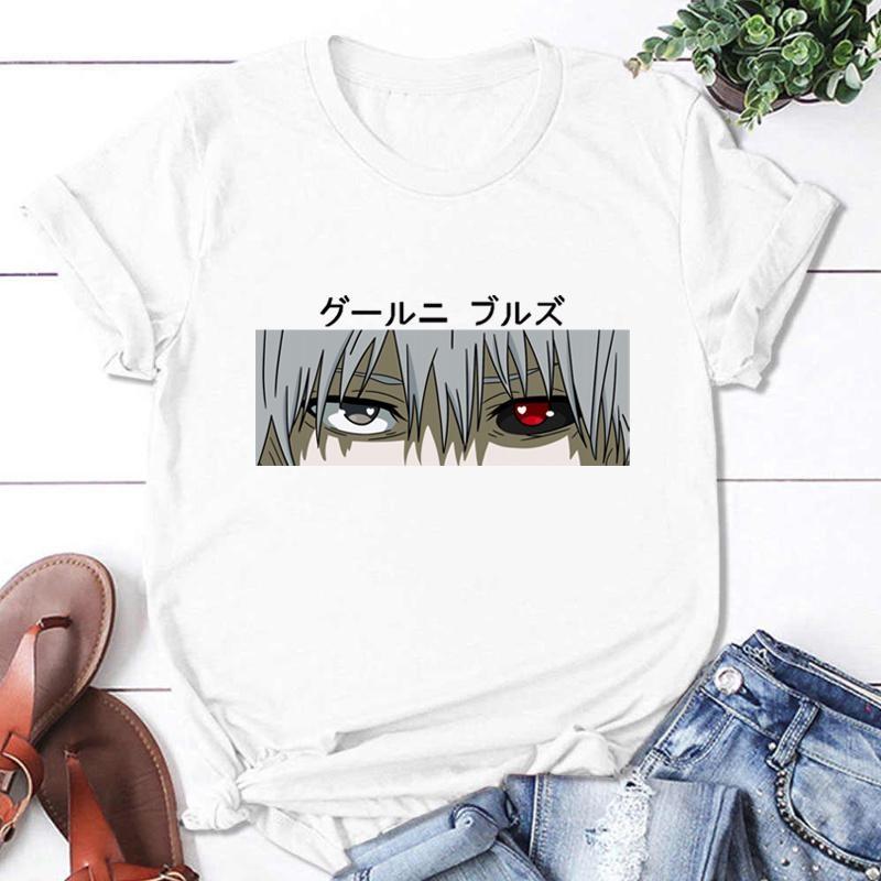 New Summer Printed T Shirt Unisex Casual Anime Harajuku T Shirt Streetwear Fashion Personality Round Neck Short Slee
