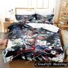 3D Print Anime OVERLORD Bedding Set Duvet Cover Bed Set Quilt Cover Pillowcase Comforter King Queen Size Boys Adult Bedding Set