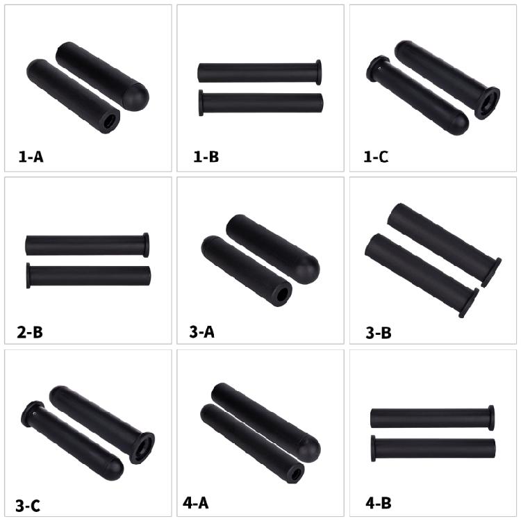2pack High Capacity Adapter Sleeves Removable End Caps Adapter Sleeves for Strength Fitness Equipment