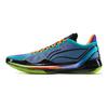 Li Ning Blade 4 V2 Cushioning Slip Resistant Lightweight Rebound Low Top Basketball Shoes Men's Purple Green ABAU037-6