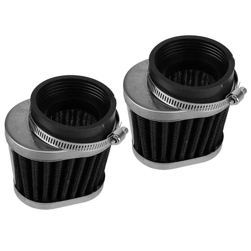 4pcs 54mm Carburetor Air Filter Pod Fit for Honda CB650 CB750C CB900F Kawasaki GPZ750 KZ1000J Suzuki Yamaha XJR1200 Black