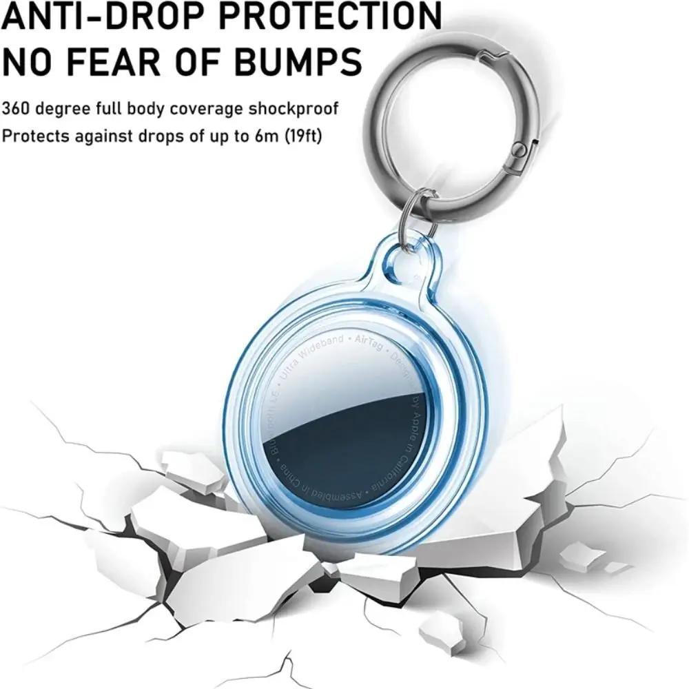 Premium Protective Case Full Protection Anti-lost Protective Cover TPU Shock-proof Smart Accessories for Apple AirTag
