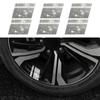 6Pcs Reflective Car Wheel Rim Stickers Mark Stripe Racing Wheel Hub Decals for Size 18" - 21" Bling Rhinestone Decor Sticker