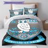 Sheffield Wednesday Football Club Pattern Bedding,Quilt Set Quilt Cover Pillowcase Home Birthday Gift (1 * duvet cover + 2 * pillowcase, without core)