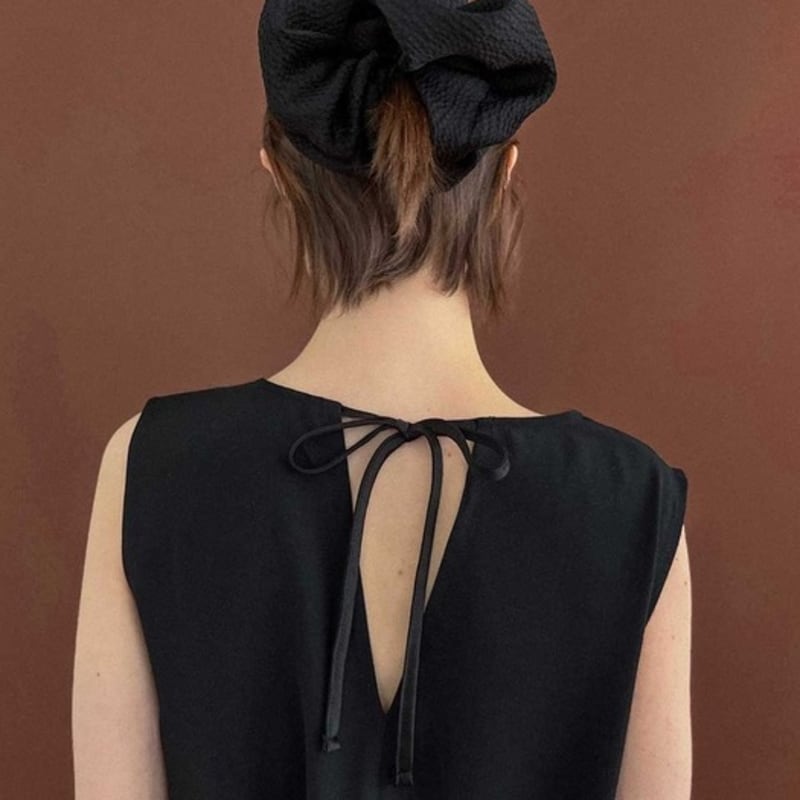 

Studio Salt [25 SPRING][SALT Label] CLASSIC BIG SCRUNCHIE_BLACK BLACK