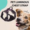 Light Up Luminous Pet Chest Strap Adjustable Dog Glow Vest Practical LED Dog Harness  Cats Pet
