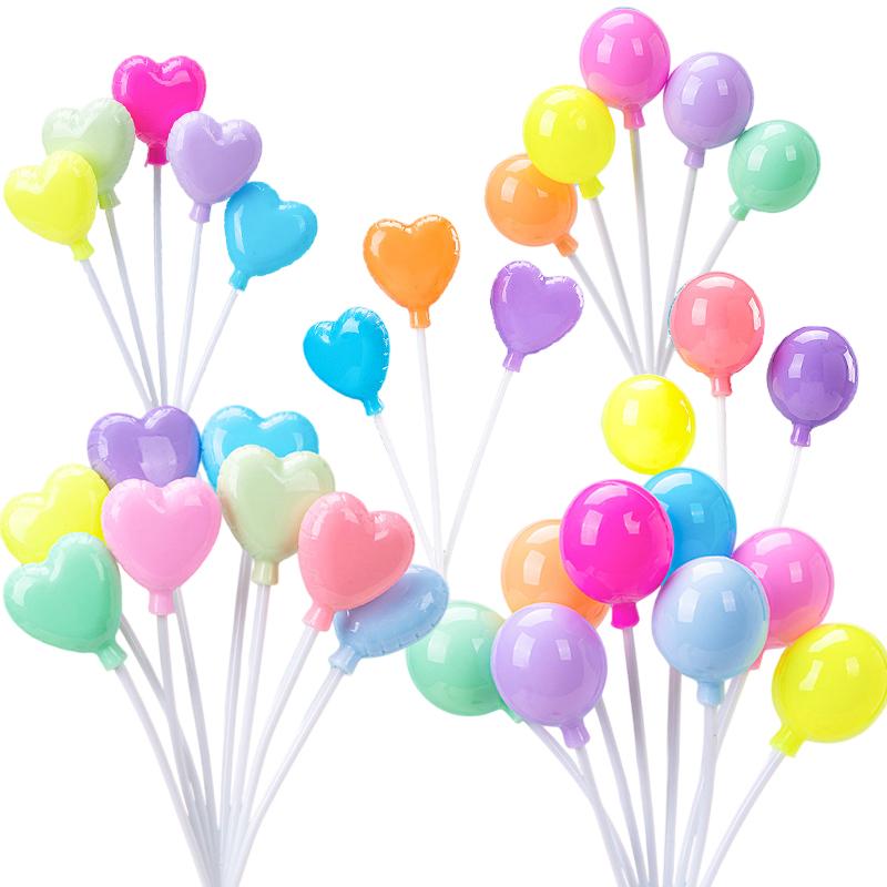 Hot Sale New Color Balloonake Decorations Birthday Party Dessert Table WeddingColorful Cake Plugin