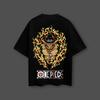 One Piece Anime Ace Oversized Cotton Tshirt Men and Women Breathable High Quality Y2K Short Sleeve Summer Tshirt Unisex
