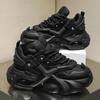 Fashion Men Chunky Sneakers Platform Shoes Outdoor Comfortable Sports Shoes for Men Lace Up Tennis Shoe New Height Increasing Male Shoes