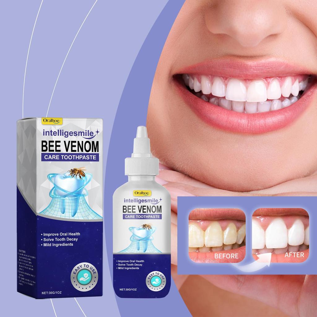 30g Bienengift Mundpflege Zahnpasta Sanfte Tiefenreinigung Flecken Zahnstein Geruchsentfernung Weiße Zähne