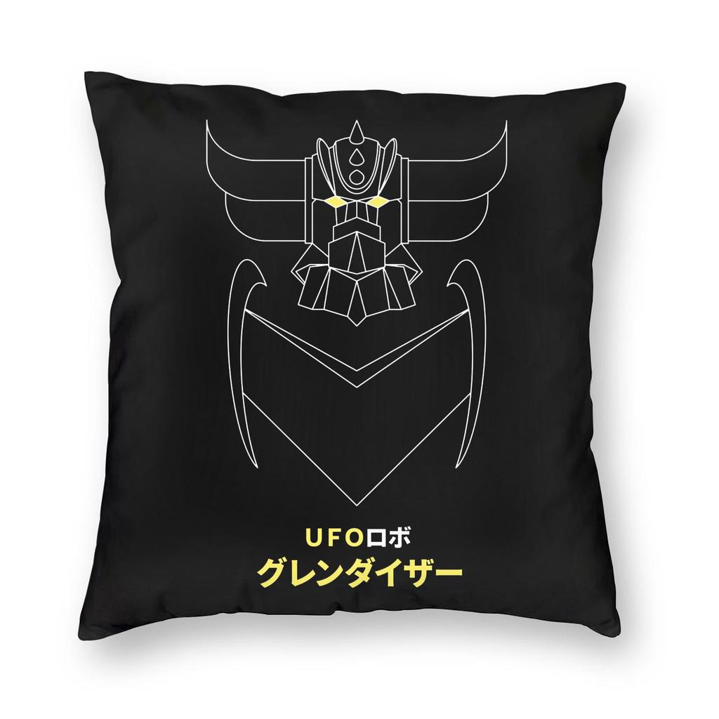 Ufo Robo Grendizer Pillowcase Printed Polyester Cushion Cover Decor Throw Pillow Case Cover Home Square 45*45Cm
