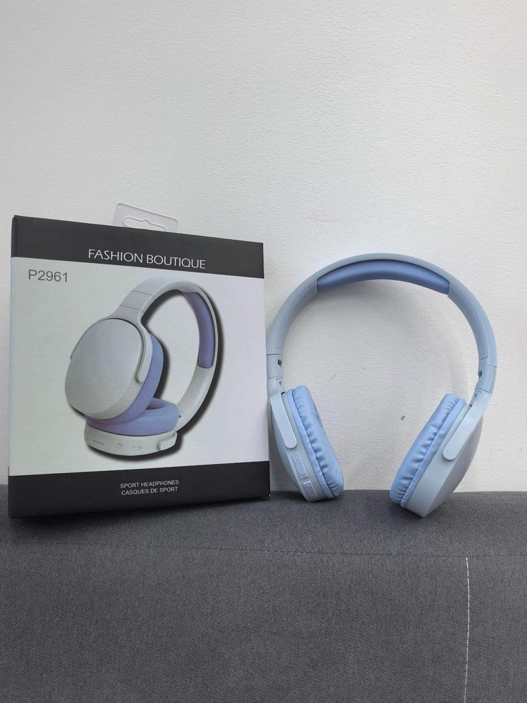 P2961 Wireless Bluetooth Headphones: Heavy Bass, Gaming & Sports, Universal Compatibility