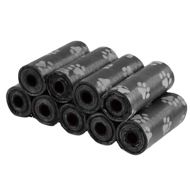 10Rolls Degradable Pet Dog Waste Poop Bag with Printing Doggy Degradable Pet Waste Clean Poop Dog Up Clean Dispenser