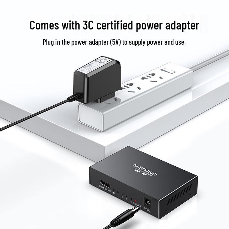 Shengwei HP-104 HDMI 1x4 Splitter