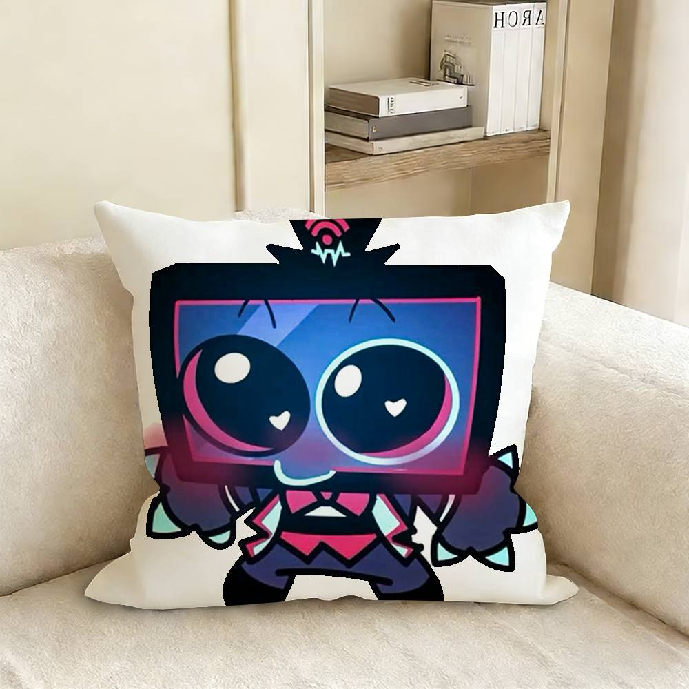 

HHazbin HHotel Various Sizes Square Pillow Case For Car Home Bedchamber Decor 30X30cm