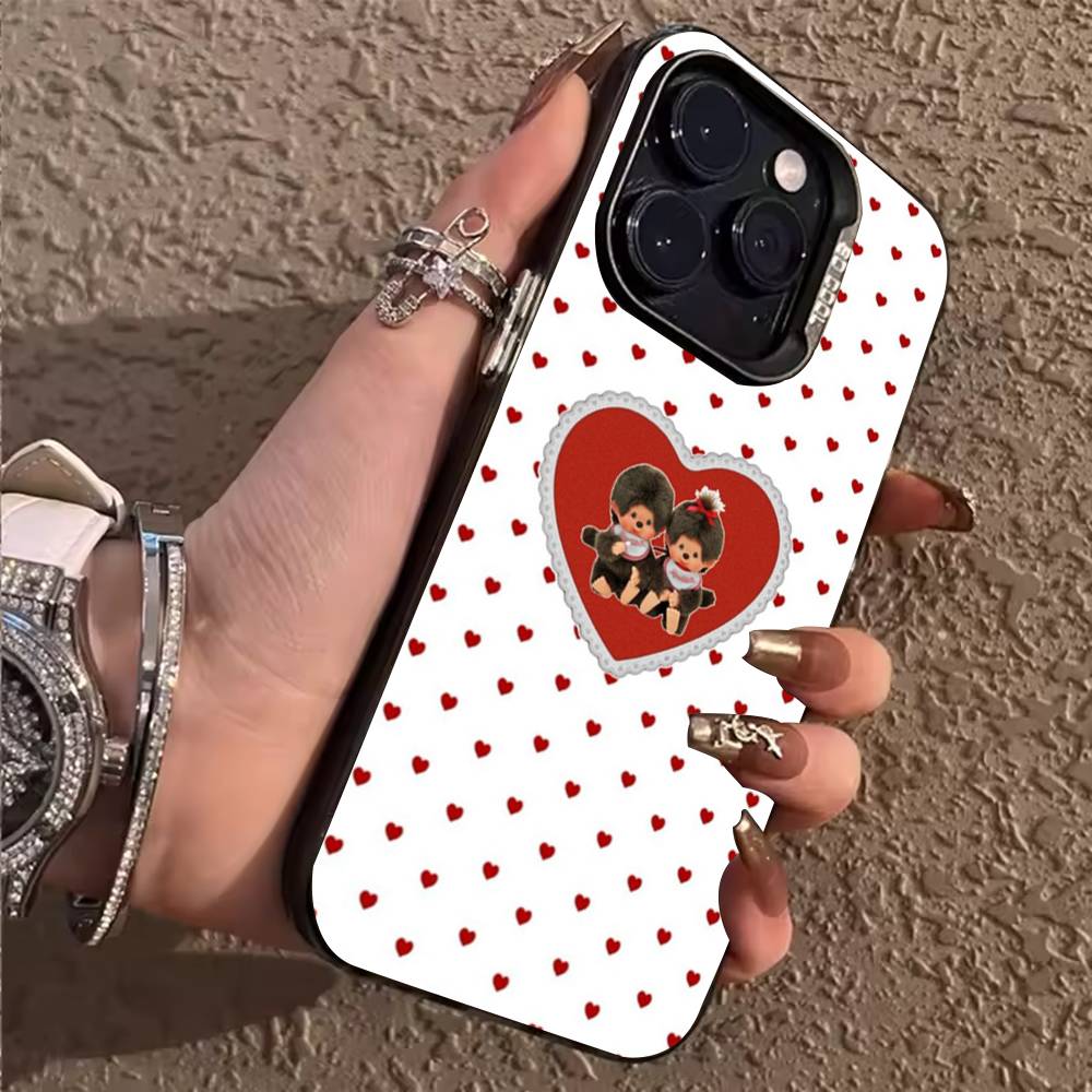 Cute M-monchhichis-s Phone Case for iPhone 17,16,15,14,13,12,11,Pro,X,Xs,Max,Plus Shockproof Cover