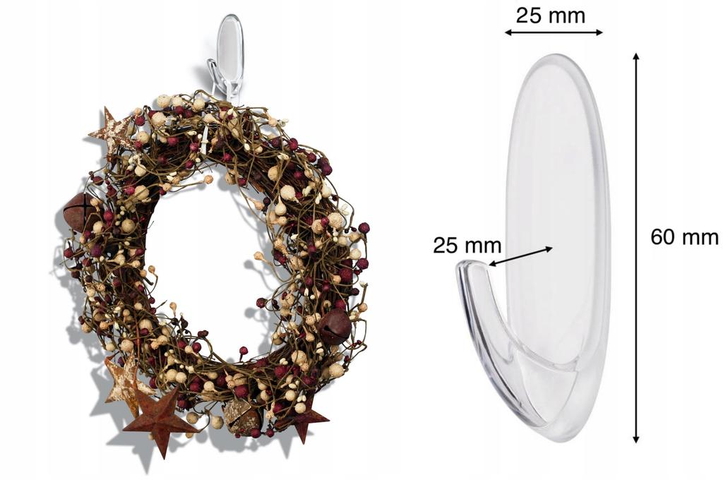 Command Clear Self-Adhesive Hooks
