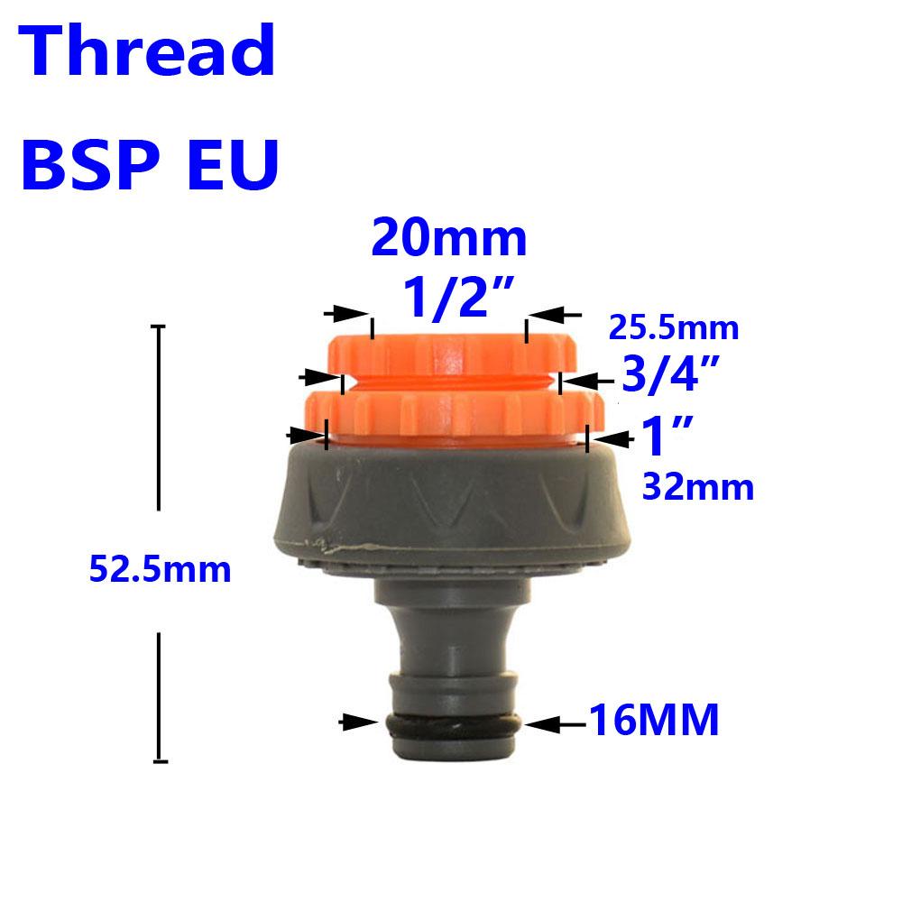Garden Hose Fittings 1/2 3/4 1 Inch Quick Connector Water Waterstop Connector Car Wash Water Gun Adapter 1pcs