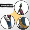 African Art Sculpture Aesthetic Ornament Statue Tribal Lady Figurine for Housewarming