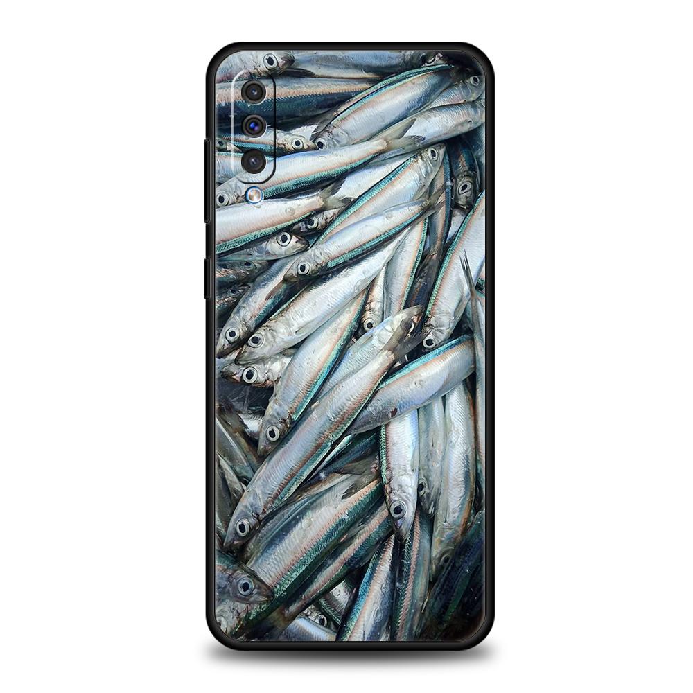 Sardines Canned Case For Samsung A56 A36 A26 A24 A16 A14 A12 A32 A50 A70 A20S A22 A30 A40 A34 A54 A42 A52 A04s A06 5G Cover
